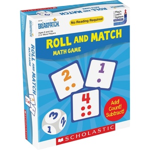 image:imageBriarpatch Scholastic Roll amp Match Math Game Early Preschool Learning for Toddlers Kindergarten and 1st Grade