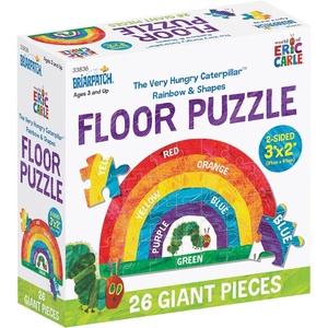 image:imageBriarpatch The Very Hungry Caterpillar 2Sided Floor Puzzle Based On Board Books by Eric Carle Preschool Learning for Kids