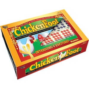 image:imageChickenFoot Double 9 Color Dot Dominoes Travel Tin Set Ages 6