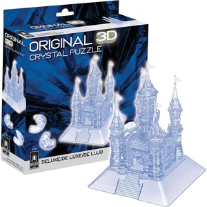 image:imageClear Grand Castle Crystal 3D Puzzle Deluxe 105Pc Brain Teaser Ages 12