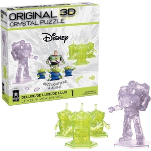 image:imageDisney Pixar Buzz amp Aliens Crystal 3D Puzzle Deluxe 95Piece Ages 12Buzz  Aliens
