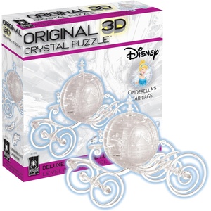 image:imageDisney Pixar Buzz amp Aliens Crystal 3D Puzzle Deluxe 95Piece Ages 12Cinderellas Carriage Crystal