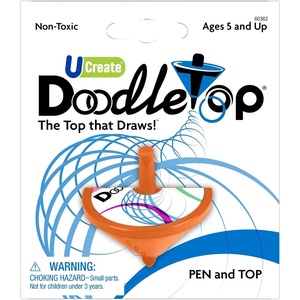 image:imageDoodletop Spin Art Drawing Top with Washable Markers Ages 5