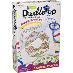 image:imageDoodletop Squiggly Stencil Kit  Sweets