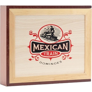 image:imageDouble 12 Domino Game Travel Tin Portable Family Game Ages 8Mexican Train Dominoes