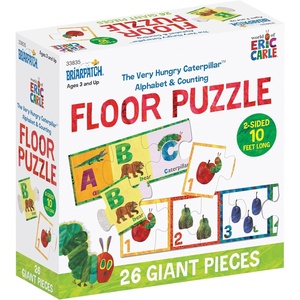 image:imageEric Carle ABC amp 123 TwoSided Floor Puzzle for Kids Ages 3