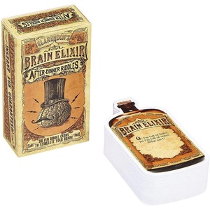 image:imageFront Porch Classics Brain Elixir  After Dinner RIDDLES Cards Package may vary