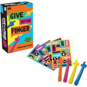 image:imageGive em the Finger Action Trivia Game Fast Family Party Game Ages 8