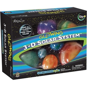 image:imageGlow in the Dark 3D Planets Tube Solar System Dcor Kit Ages 5Multi