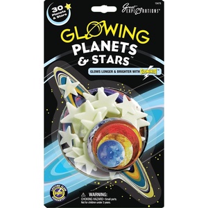 image:imageGlow in the Dark Ceiling Dcor Planets amp Stars with adhesive Ages 5Explorations Glow in The Dark