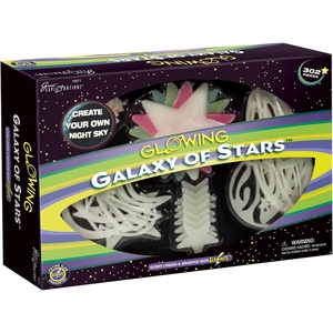 image:imageGreat Explorations Galaxy Of Stars by University Games  GlowintheDark Stars Planets Moons and Celestial Shapes  Comes with 302 Decorative Glow Pieces and Adhesive For Ages 3 Years and Up