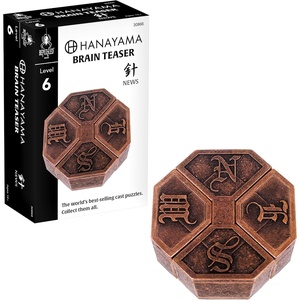 image:imageHanayama News Cast Metal Brain Teaser Puzzle Level 6 Ages 12News