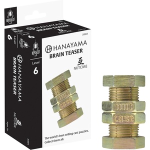 image:imageHanayama News Cast Metal Brain Teaser Puzzle Level 6 Ages 12Nutcase
