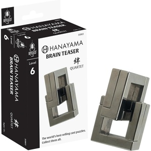 image:imageHanayama News Cast Metal Brain Teaser Puzzle Level 6 Ages 12Quartet