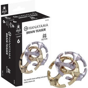 image:imageHanayama News Cast Metal Brain Teaser Puzzle Level 6 Ages 12Rotor
