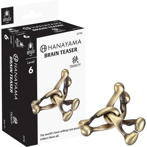 image:imageHanayama News Cast Metal Brain Teaser Puzzle Level 6 Ages 12Trinity