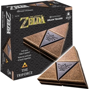 image:imageLegend of Zelda Hylian Shield Hanayama Metal Brain Teaser Ages 12Triforce