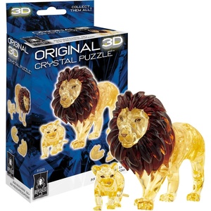 image:imageLion amp Baby Crystal 3D Puzzle 55Pc Brain Teaser Ages 12