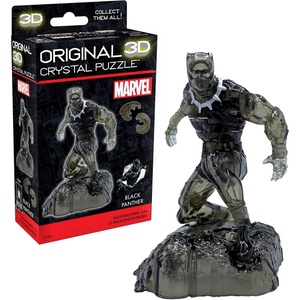 image:imageMarvel SpiderMan Crystal 3D Puzzle 33Pc Brain Teaser Ages 12Black Panther