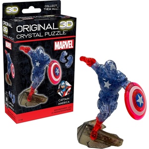 image:imageMarvel SpiderMan Crystal 3D Puzzle 33Pc Brain Teaser Ages 12Captain America