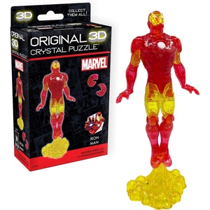image:imageMarvel SpiderMan Crystal 3D Puzzle 33Pc Brain Teaser Ages 12Iron Man