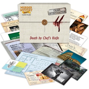 image:imageMurder Mystery Party Underwood Cellars Interactive Murder Mystery Case File Game for 1 or More Players Ages 14 and UpDeath by Chefs Knife