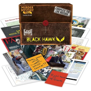 image:imageMurder Mystery Party Underwood Cellars Interactive Murder Mystery Case File Game for 1 or More Players Ages 14 and UpMission Black Hawk