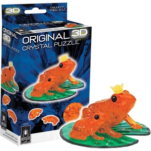image:imageOrange Frog Crystal 3D Puzzle 43Pc Brain Teaser Ages 12