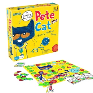 image:imagePete the Cat Groovy Buttons Game from Briarpatch Collect Buttons and Fill Your Jar For Ages 3 and Up and 2 to 4 Players