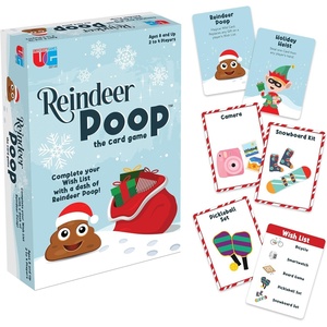 image:imageReindeer Poop Holiday Card Game Funny Christmas Family Game Ages 8