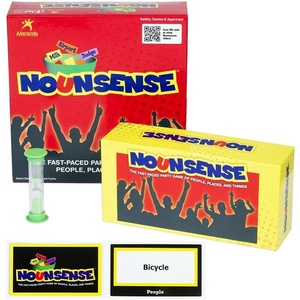 image:imageUniversity Games  Nounsense Family Card Game for 2 or More Players Ages 8 and Up