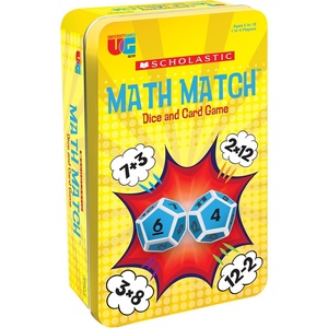 image:imageUniversity Games Scholastic Math Match Travel Dice Game Mathematics Reinforcement Game for Kids for 2 or More Players Ages 5 and Up