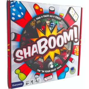 image:imageUniversity Games ShaBoom The in Your Face Challenge Based Family Board Gamefor 2 or More Players Ages 8 and Up