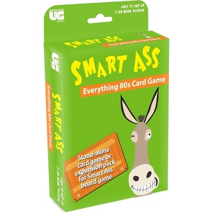 image:imageUniversity Games Smart Ass 80s Tuck Box Card Game Perfect for Game Night on the Go for 2 or More Players Ages 12 and Up