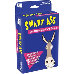 image:imageUniversity Games Smart Ass 90s Trivia Card Game Perfect for Game Night on the Go for 2 or More Players Ages 12 and Up