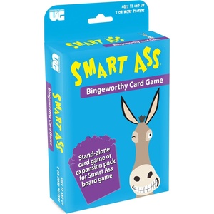 image:imageUniversity Games Smart Ass Bingeworthy Tuck Box Card Game Perfect for Game Night on the Go for 2 or More Players Ages 12 and Up